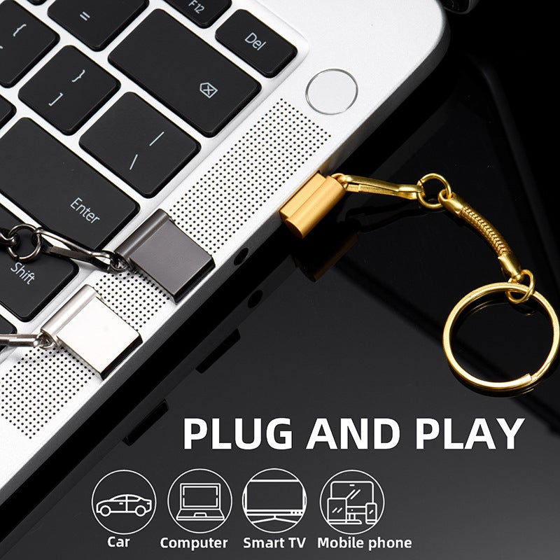 Portable Mini Metal Usb Personalized Engraving U Disk High Speed Large Capacity U Disk Fashion Business Gifts 64Gb - Image 5